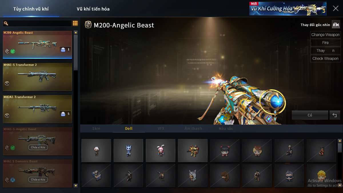 shop acc cf uy tin gia re